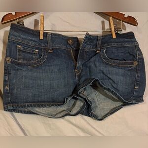 Guess Dark Blue Jean Shorts